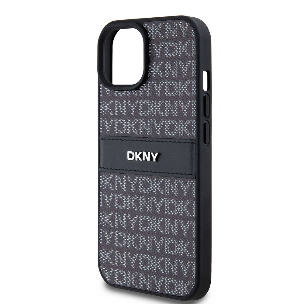 iPhone 15 Kılıf DKNY Orjinal Lisanslı 3D Yazılı Repeat Texture Pattern Kılıf iPhone 15 Kılıf DKNY Orjinal Lisanslı 3D Yazılı Repeat Texture Pattern Kılıf